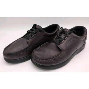SAS Bout Time Tripad Comfort Moc Toe Lace Up Double Wide Shoe Men's 12WW Brown
